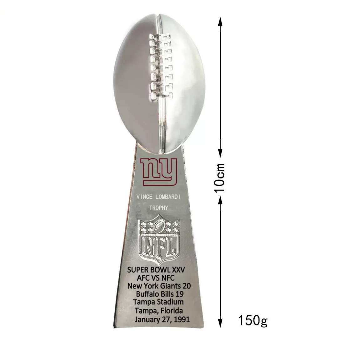 New York Giants Super Bowl Champions Set – Simms, Taylor & Manning Rings + 4 Lombardi Trophies