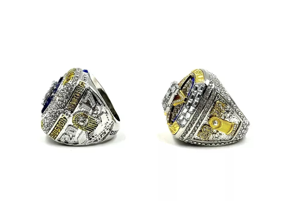 HOUSTON ASTROS 2022 & 2017 WORLD SERIES RING SET JOSE ALTUVE JEREMY PENA