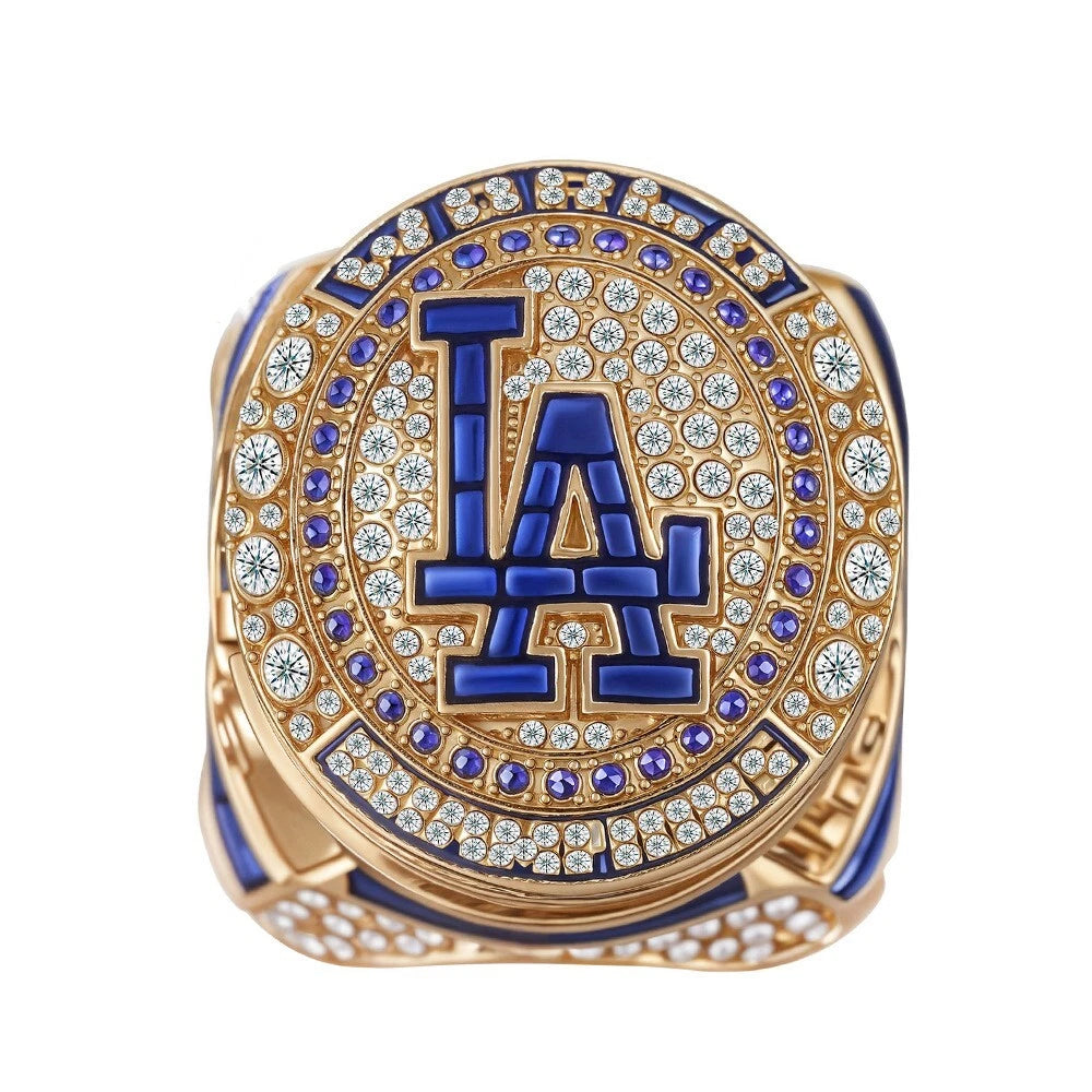 Los Angeles Dodgers World Series Replica Ring Box Set - 8 Rings โพ๐