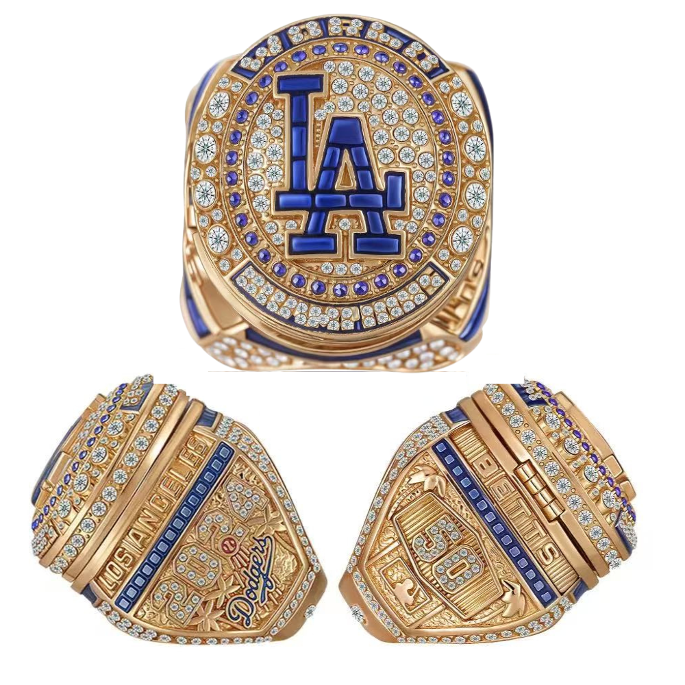 NEW 2024 LOS ANGELES DODGERS MOOKIE BETTS WORLD SERIES CHAMPIONSHIP RING +Box