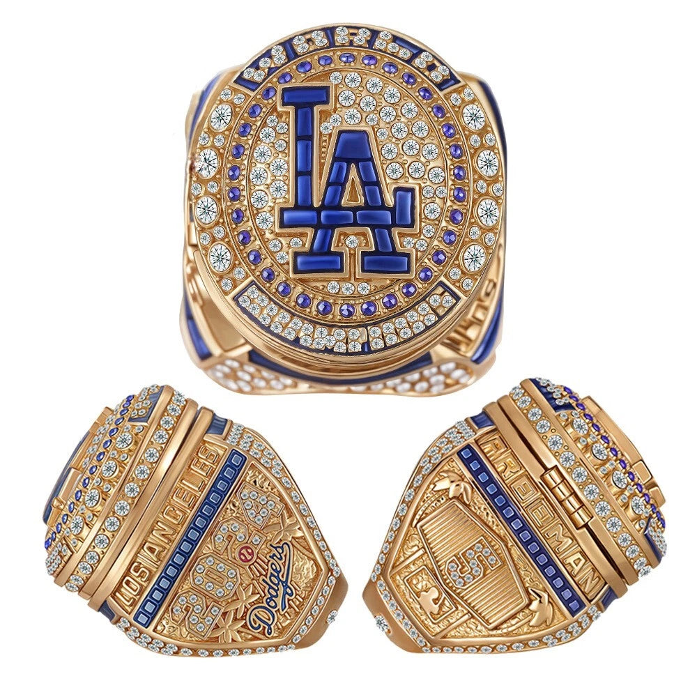 Los Angeles Dodgers World Series Replica Ring Box Set - 8 Rings ⚾💍