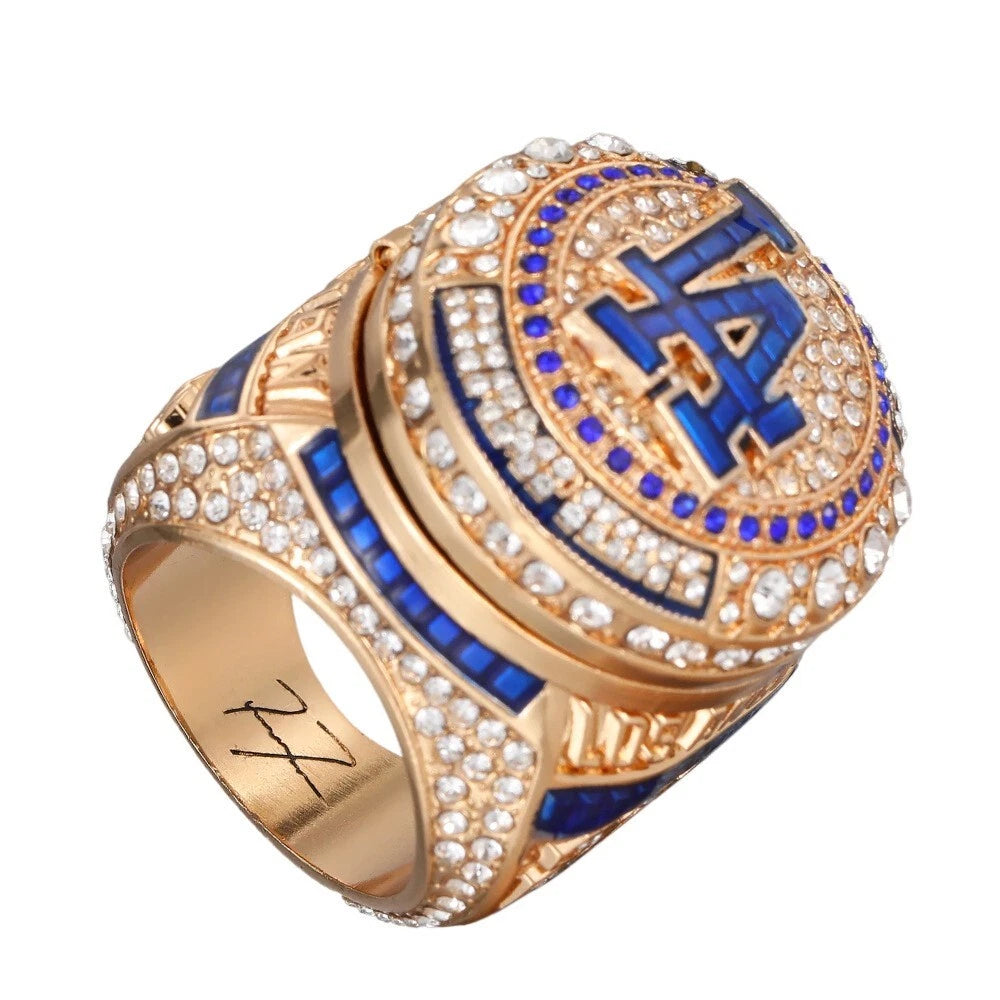 Los Angeles Dodgers World Series Replica Ring Box Set - 8 Rings ⚾💍