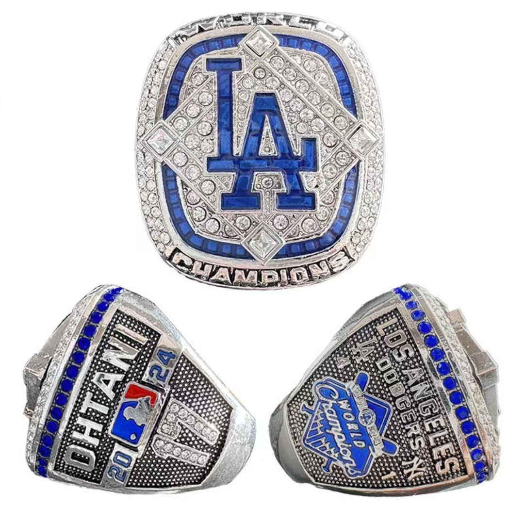 New 2024 Shohei Ohtani Los Angeles Dodgers World Series Championship Ring + Rosewood Display Box
