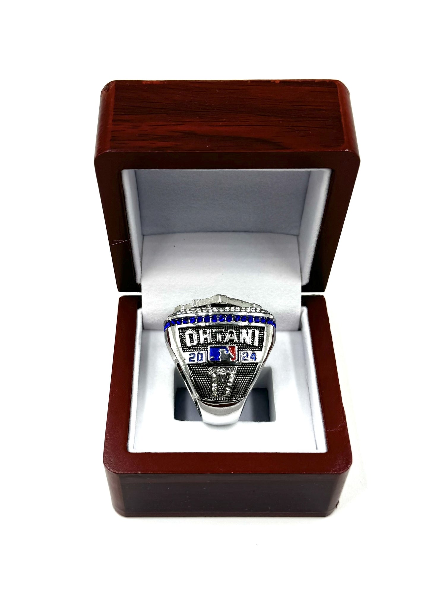 New 2024 Shohei Ohtani Los Angeles Dodgers World Series Championship Ring + Rosewood Display Box